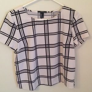 Forever 21 black and white top